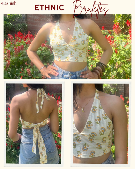 क Ethnic bralettes