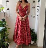 Floral red