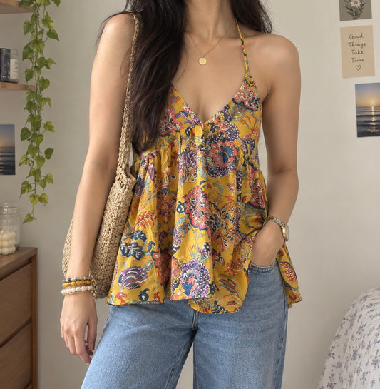 Floral yellow