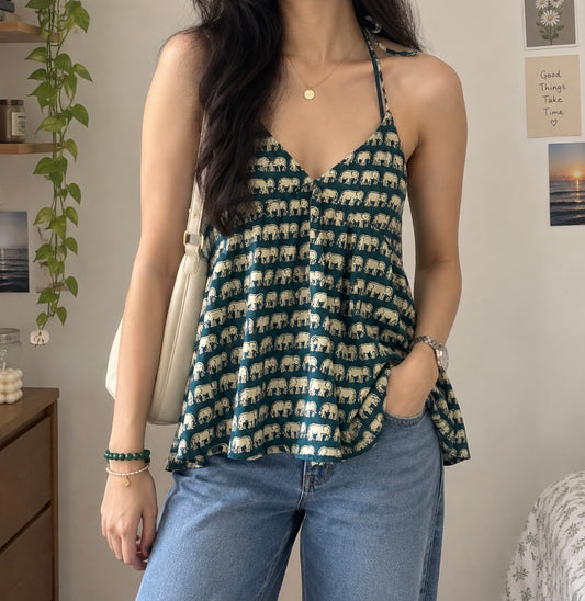 Sea green elephant